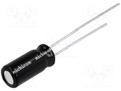 Кондензатор 3300UF 6.3V UVP0J332MHD Кондензатор: електролитен; биполярен; THT; 3300uF; 6,3V; O16x25mm